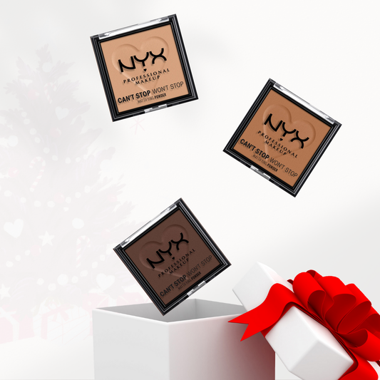 Trio Poudres Mat NYX - Teint Moyen à Foncé