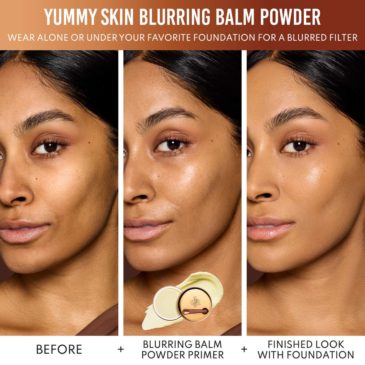 Yummy Skin Blurring Balm Powder - base teintée & fond de teint